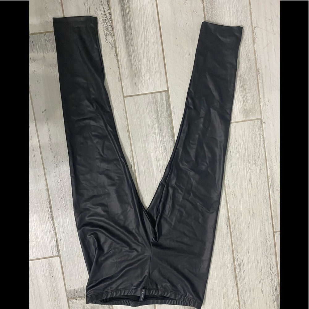 Womens faux leather pants
